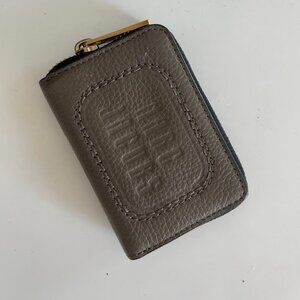 Marc Jacobs textured leather zip around wallet